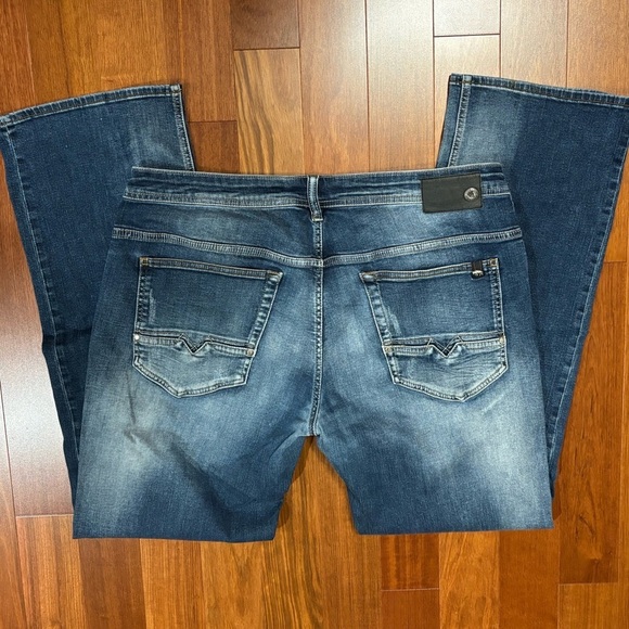 Buffalo David Bitton Slim Boot King Jeans 36x34 - Picture 3 of 6